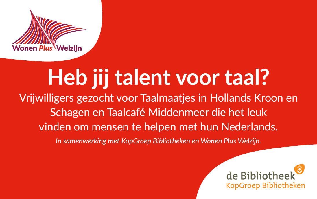 Vrijwilligers gezocht voor taalactiviteiten bij Wonen Plus Welzijn