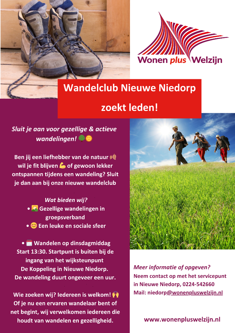 Sluit je aan voor gezellige & actieve wandelingen!