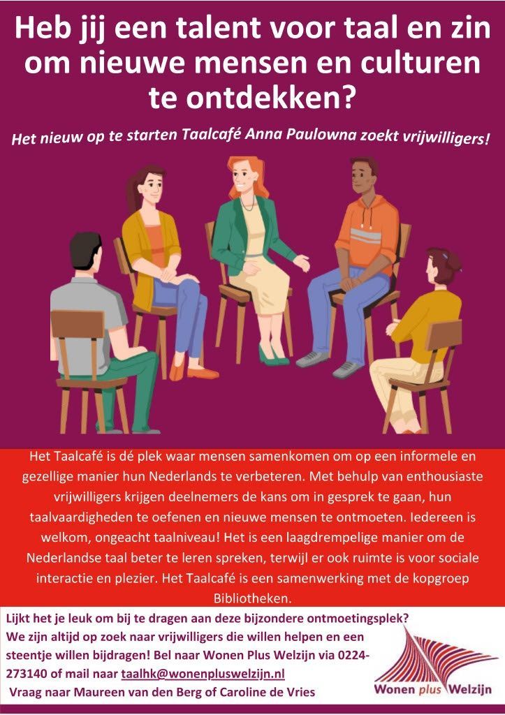 Taalcafé Anna Paulowna