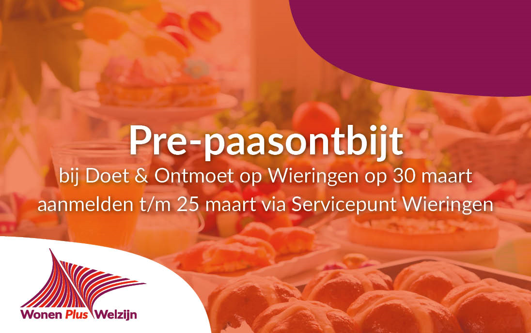 Pre-paasontbijt bij Doet & Ontmoet op Wieringen