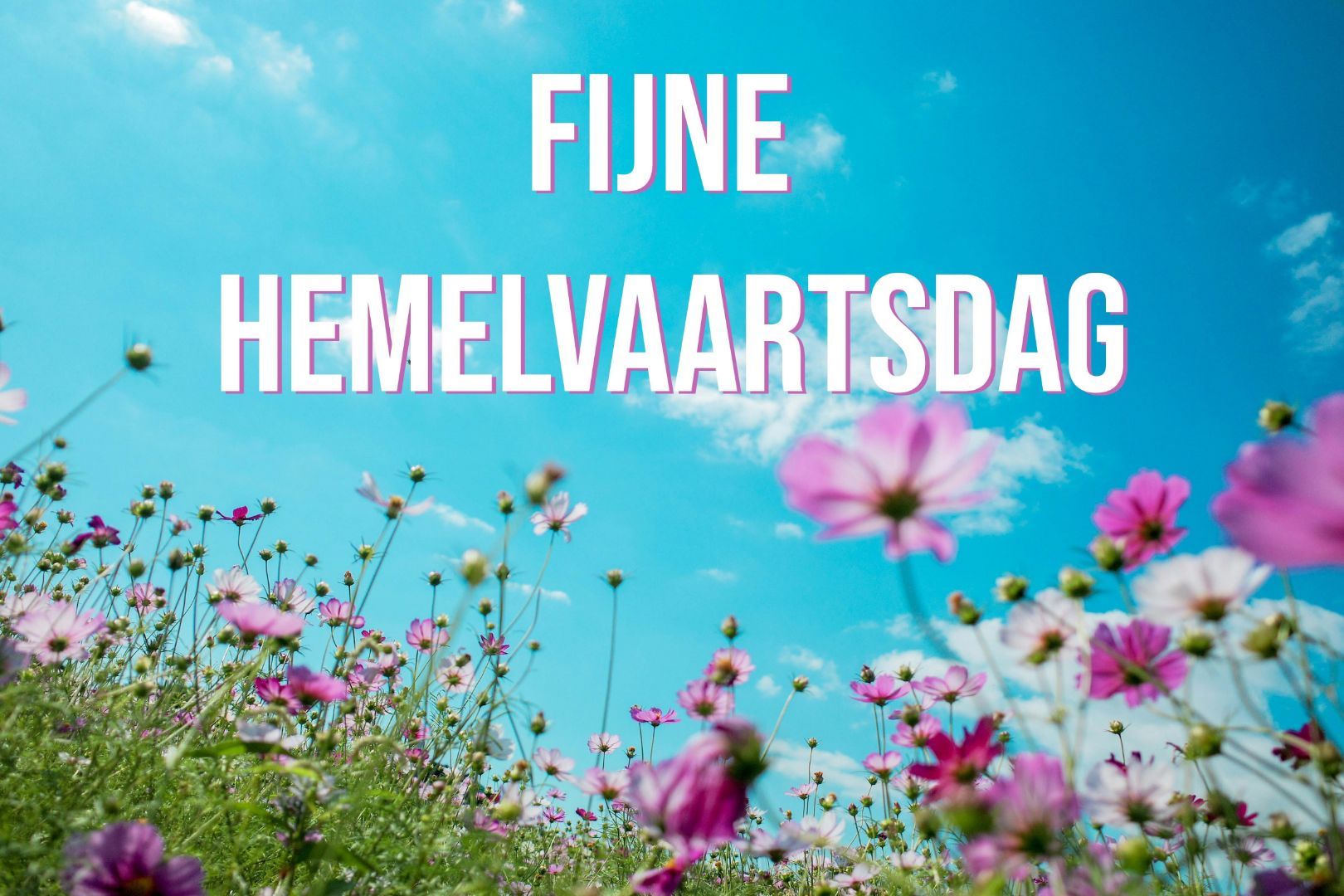 Hemelvaartsdag gesloten